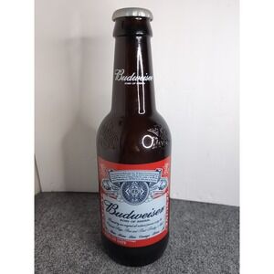 Budweiser Millennium Limited Edition Large Glass Huge Novelty Beer Bottle 14.5"